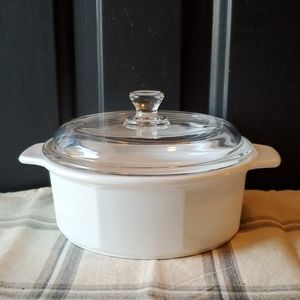 Princess House Nouveau 1 Qt Casserole Dish w/lid